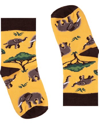 Skarpetki Kenia Słonie 31-35, FAVES. Socks&Friends