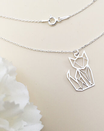 Naszyjnik z LISEM , mały lisek srebro 925, lis, Anemon Atelier