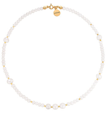 Złoty naszyjnik z pereł naturalnych, SOTHO