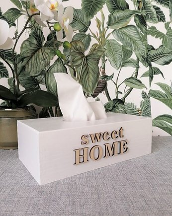 Pudełko na chusteczki- Sweet Home- 01, Prowansalska Manufaktura