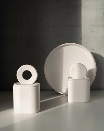 Eclipse - pojemnik z porcelany Parian, Kyuka Design