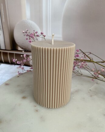 Świeca sojowa dekoracyjna walec "Linea" 84x70mm, Coccola JEWELLERY