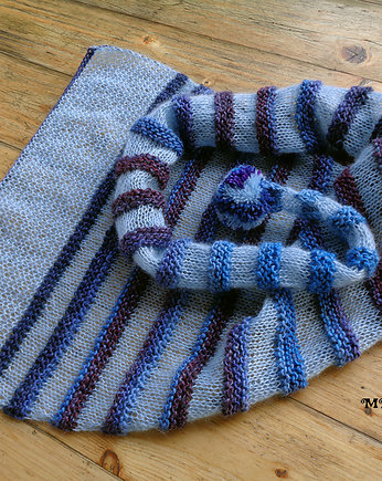 UNIKAT szal-kameleon "Shades of Blue", MARISCAPES