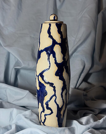 Wazon Indigo Veins, studio nidez