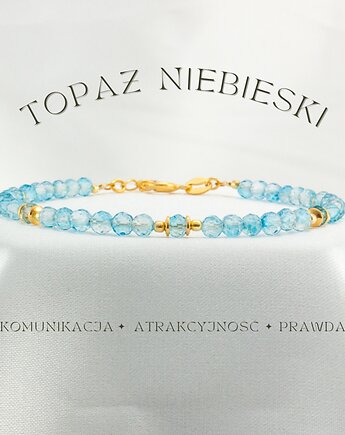 Topaz niebieski Bransoletka, Flurry 