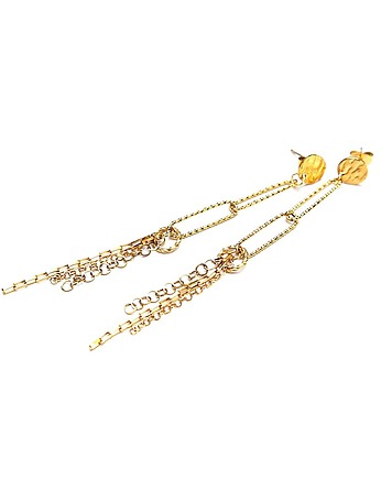 Kolczyki pozłacane Alloys Collection  Chain vol. 4 , KiKa pracownia