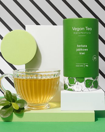 Herbata owocowa Jabłkowe Kiwi Vegan Tea, OSOBY - Prezent dla babci