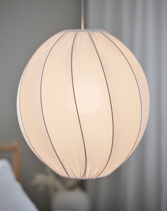 Tkaninowa lampa wisząca Olivia Twist 35 cm, Elado