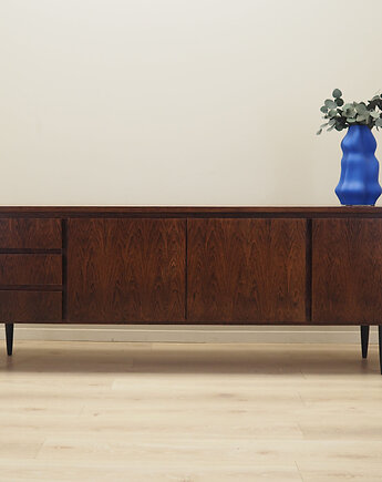 Sideboard palisandrowy, duński design, lata 80, produkcja: Dania, Przetwory design
