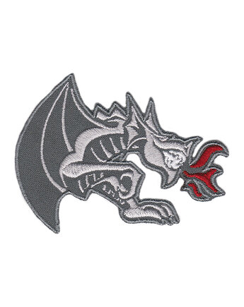 Naszywka naprasowanka SMOK DRAGON termo haft 8,3x9,2cm, Wyszywane