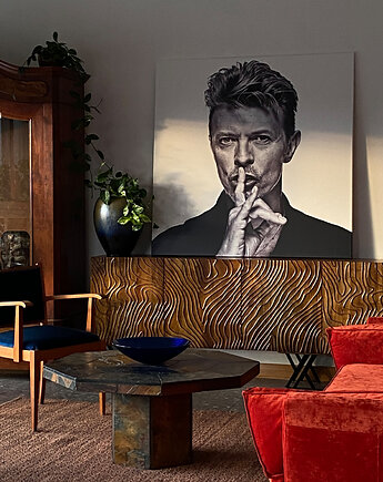 David Bowie - obraz na płótnie lub plakat, Dekoracje PATKA Patrycja Kita