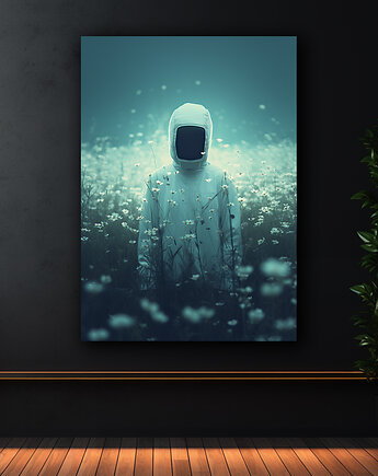 Sztuczna natura - Plakat - Druk - Abstrakcja, Surrealizm, Loft #10, Black Sapphire Art