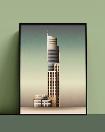 Plakat Warsaw Trade Tower, Konrad Kunc