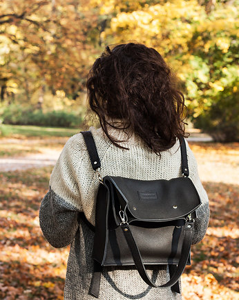 Plecak Boxy Backpack Black, OKAZJE - Prezent na Dzień Kobiet