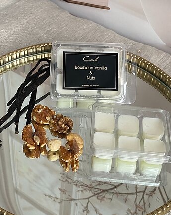 Bourbon Vanilla & Nuts- wosk sojowy do kominka 66g (wybierz zapach), Coccola JEWELLERY