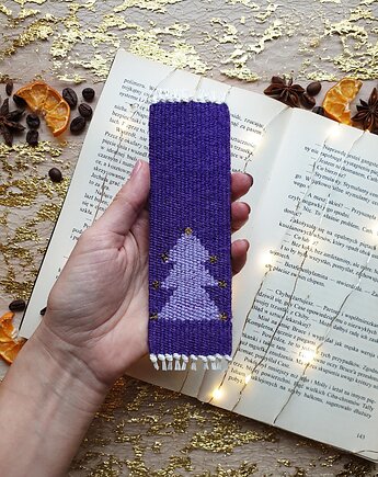 Ręcznie tkana zakładka do książek  - FOL 54., FOL studio