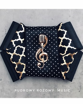 Brosza  Muzyczna NOWOŚĆ z Mikrofonem, Pudrowy Różowy