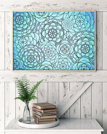 Kwiaty 50x70, Malgorzata Domanska