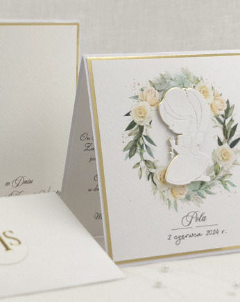 Kartka na komunię z pudełkiem, LG 19A, Anna Art and Crafts