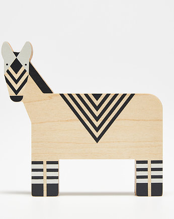 Drewniana zabawka - Zebra, 