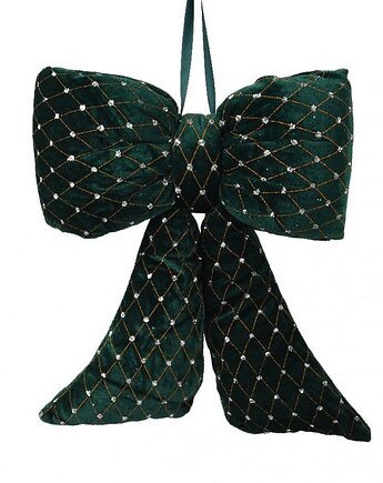 Kokarda glamour zielona 37x33x11 cm, MIA home