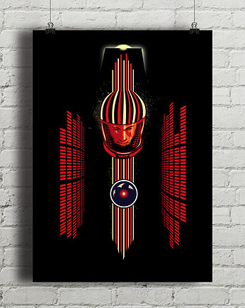 Plakat 2001: A Space Odyssey, minimalmill