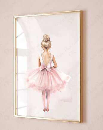 Plakat, obrazek  Baletki, łabędź Balerina, baletnica nr.6, Mała Pracownia DK