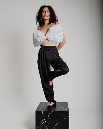 Spodnie Kalina haremki grafitowe, Zaiste!