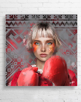 Obraz na płótnie "Boxing", Krzanoo