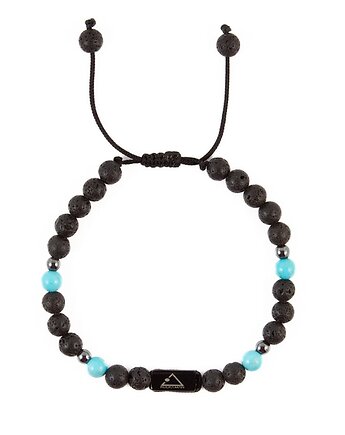 Męska bransoletka na sznurku - oczyszczenie i ochrona, Kulka Bransoletki