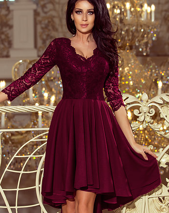 210-13 NICOLLE - sukienka  - ŚLIWKOWA, NUMOCO