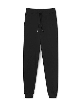 Spodnie typu jogger czarne M, White pocket
