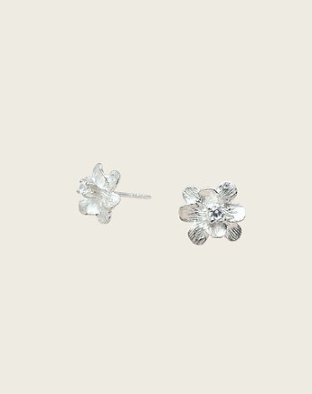 Srebrne kolczyki - Kwiaty Polne, KOS jewellery