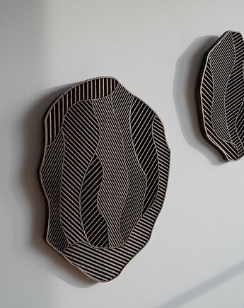 Zestaw paneli ściennych Floe - lity dąb, navdesign