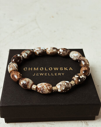 Bransoletka męska Jaspis, Chmolowska Jewellery