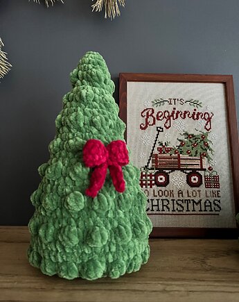 Choinka dekoracyjna z kokardą, gucialoveskids