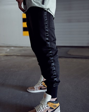 Luźne spodnie z lampasami, lemme