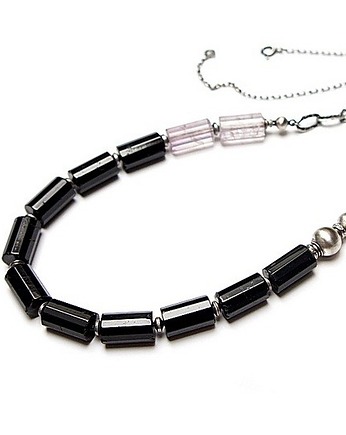 Black and lavender - naszyjnik, Katia i krokodyl