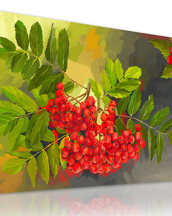 OBRAZ NA PŁÓTNIE -Jarzębina 120x80cm, LUdesign gallery