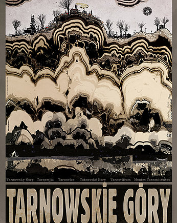 Plakat Tarnowskie Góry (R. Kaja) 98x68 cm, OKAZJE - Prezent na Rocznice ślubu