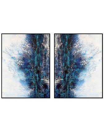 Tierra el Hielo 18P, abstrakcja, komplet oryginalnych plakatów, Galeriai