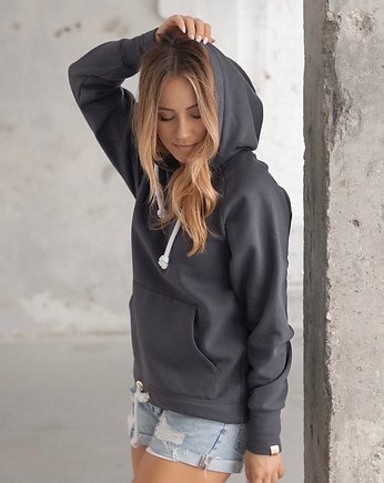 Bluza Hoodie Medium Steel, RUUDE