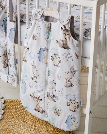 Śpiworek Ocieplany 2.5 TOG Podwójny Zamek Bawełna BLISS od BabyU, Sleepdo