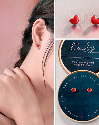 Sweet earrings - srebrne kolczyki + box, Ewa Saj  Silver