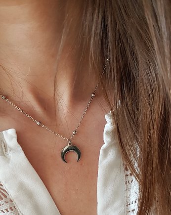 delikatny łańcuszek z księżycem, LEI handmade 