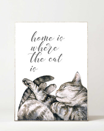 Plakat Kot, OKAZJE - Prezent na 40 urodziny