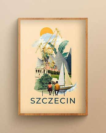 Plakat Szczecin, W Wirażu Kolażu