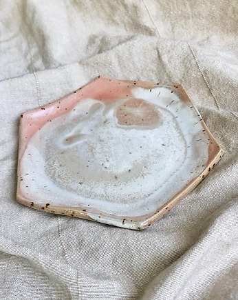 Talerzyk ceramiczny na biżuterię Hexagon1, Gleeme