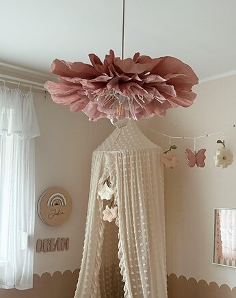 Lampa wisząca Kwiat -do pokoju dziewczynki, Marmys Felt Studio