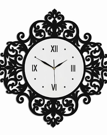 DEKORACYJNY, AŻUROWY ZEGAR , VERONA, VINTAGE, RETRO STYLE S ( 40 x 40 cm ), ORNAMENTI